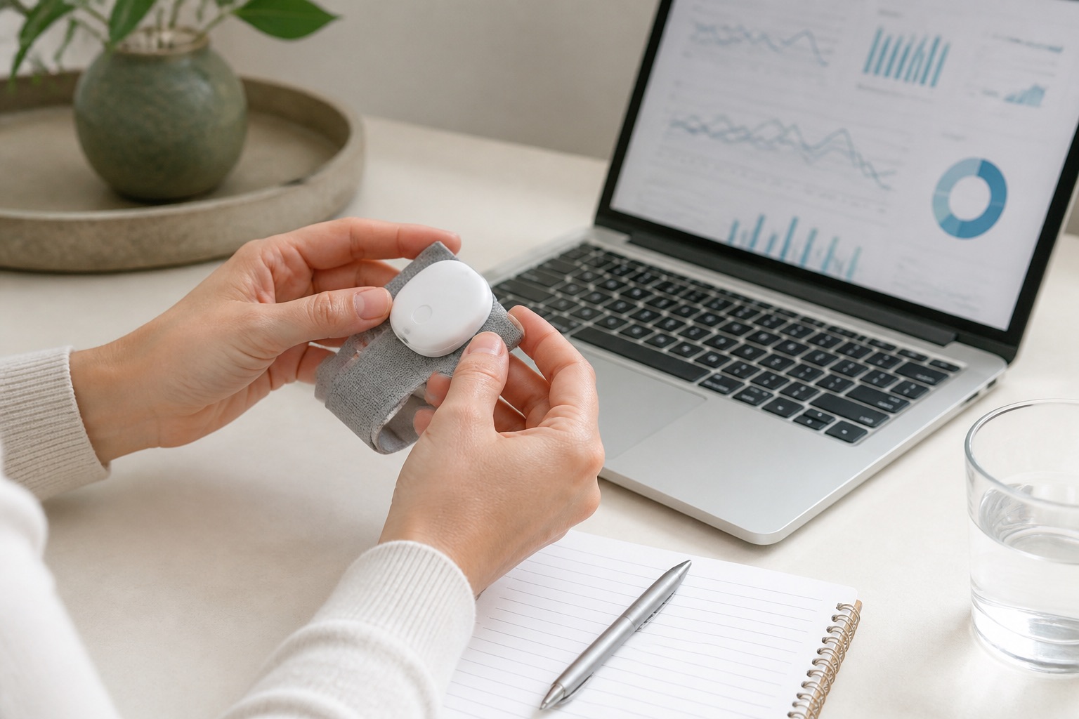 Prototipo de dispositivo de salud y visualización de datos
